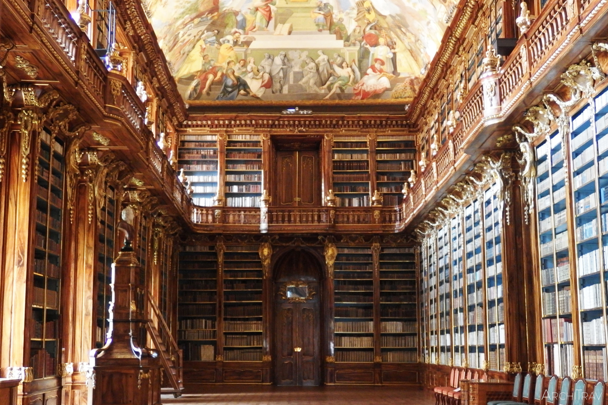 Biblioteka na Strahovie - sala filozoficzna
