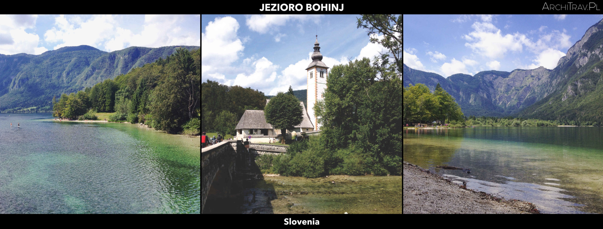 Slowenia jezioro Bohinj